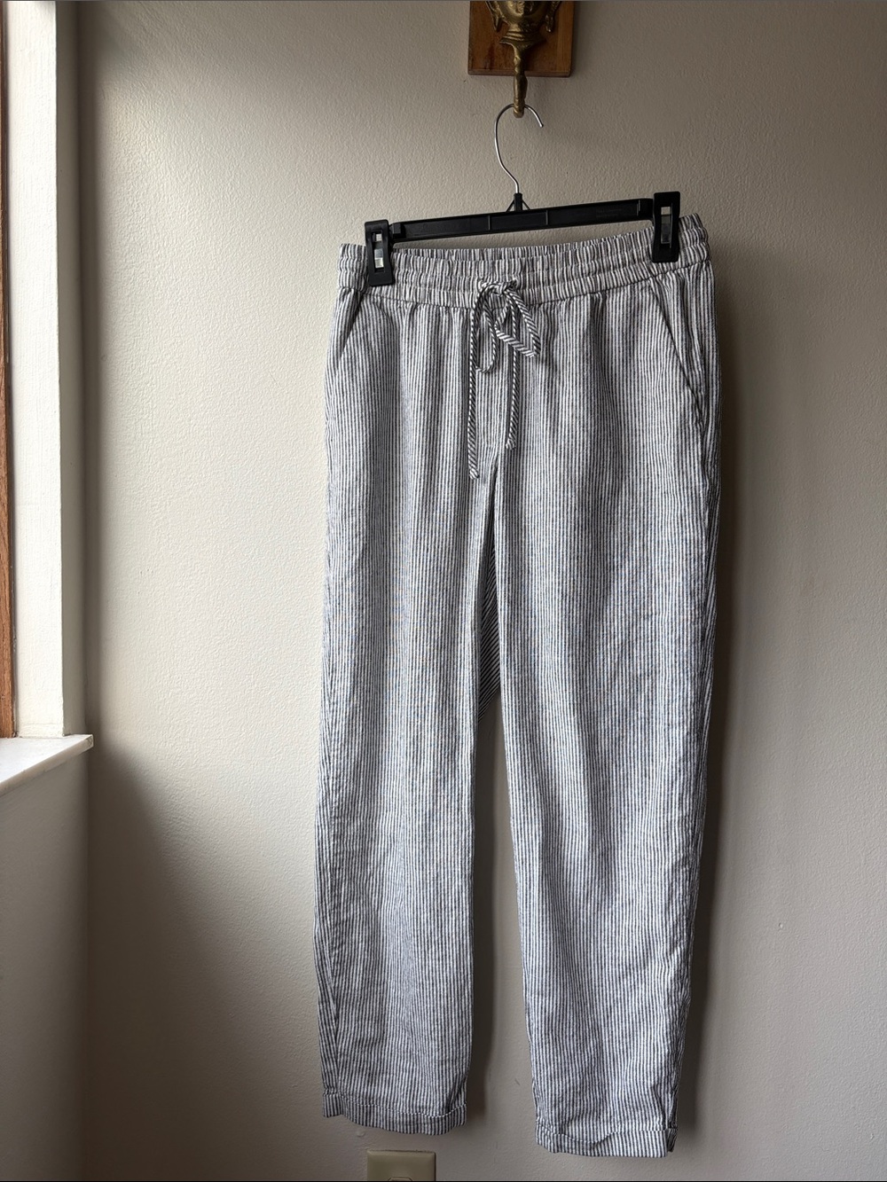 J. Crew Women’s Striped Linen Blend Pants Size 4